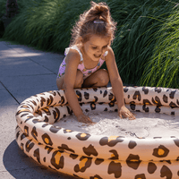 Babybecken Leopardenmuster beige 100x15 cm