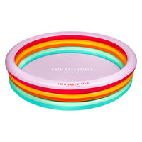 Opblaasbaar zwembad regenboog 150 cm