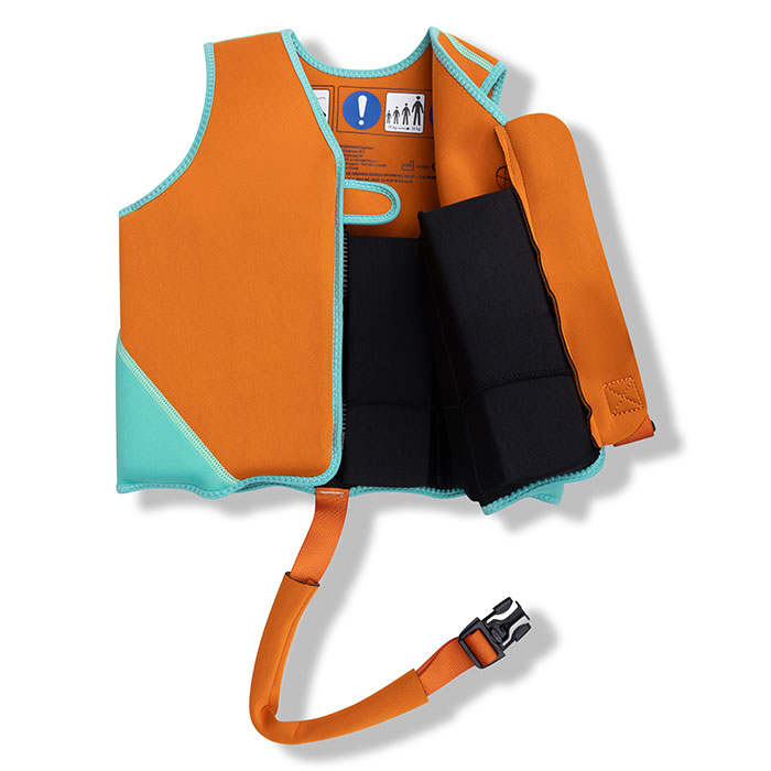Schwimmweste orange Kind 3-6 Jahre