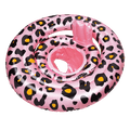 Zwemband baby float panterprint roségoud 0-1 jaar