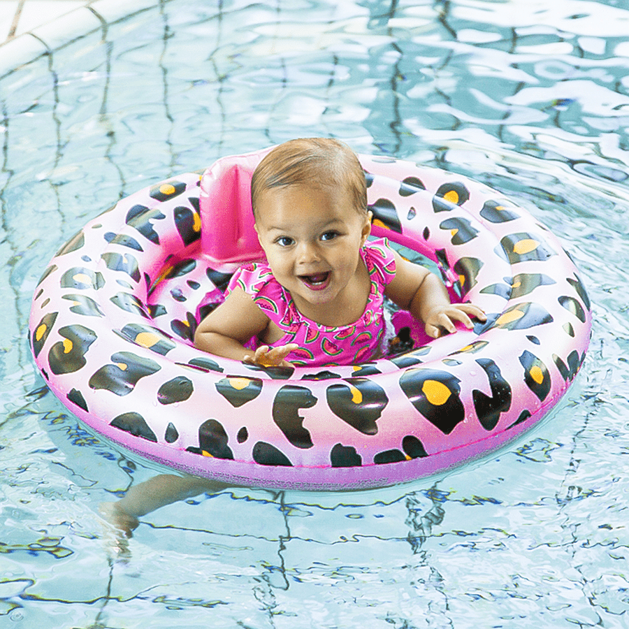babyschwimmer, Leopardenmuster, Roségold, 0–1 Jahre