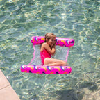 Waterhangmat roze toekan banaan