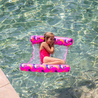 Waterhangmat roze toekan banaan