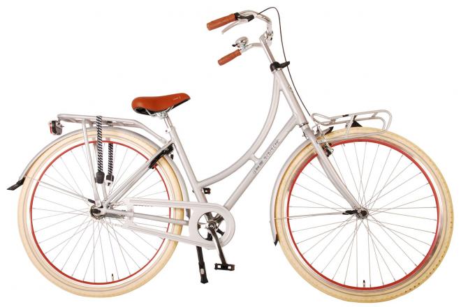 Damenfahrrad Classic Grandma – Mattsilber – 28 Zoll